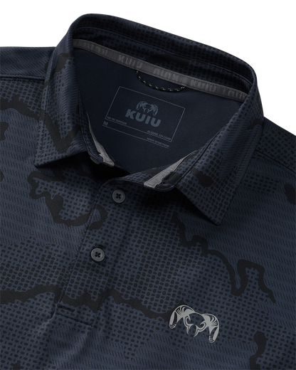 KUIU Performance Polo | Steel Blue Tonal
