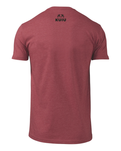 KUIU Topo Here to Hunt T-Shirt | Cardinal