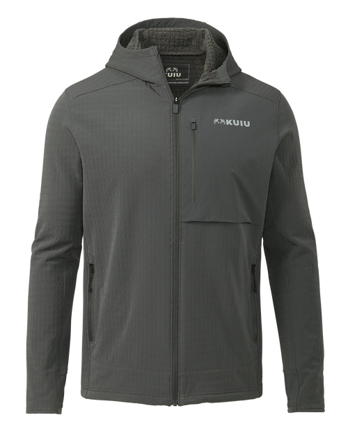 Blockfield Fleece Hoodie | Gunmetal