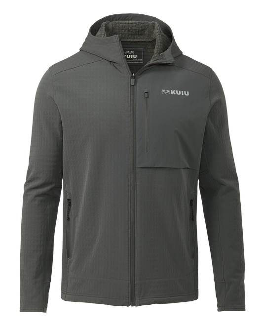 Blockfield Fleece Hoodie | Gunmetal