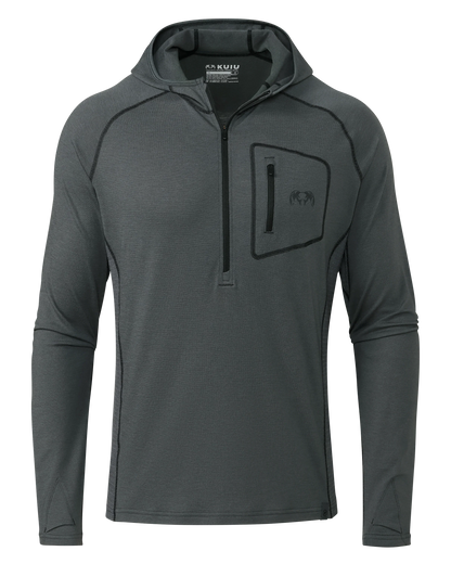 ULTRA Merino 145 Zip-T Hunting Hoodie | Gunmetal