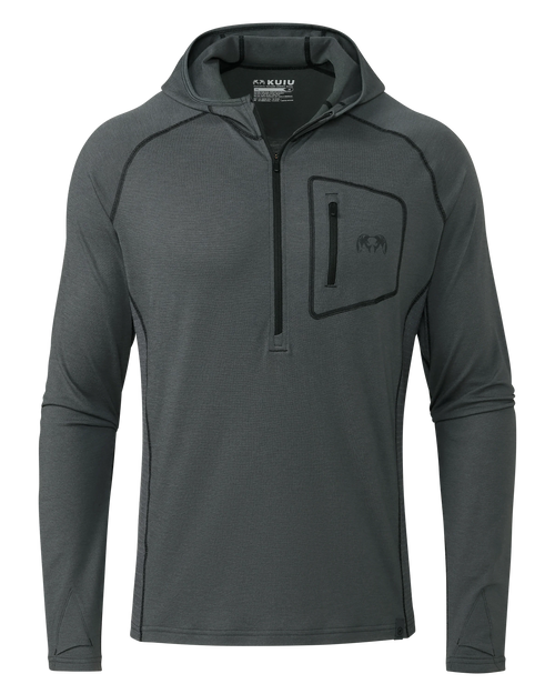 ULTRA Merino 145 Zip-T Hunting Hoodie | Gunmetal
