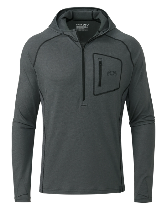ULTRA Merino 145 Zip-T Hunting Hoodie | Gunmetal