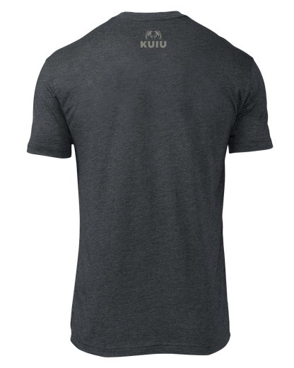 KUIU Here to Hunt Fade T-Shirt | Charcoal