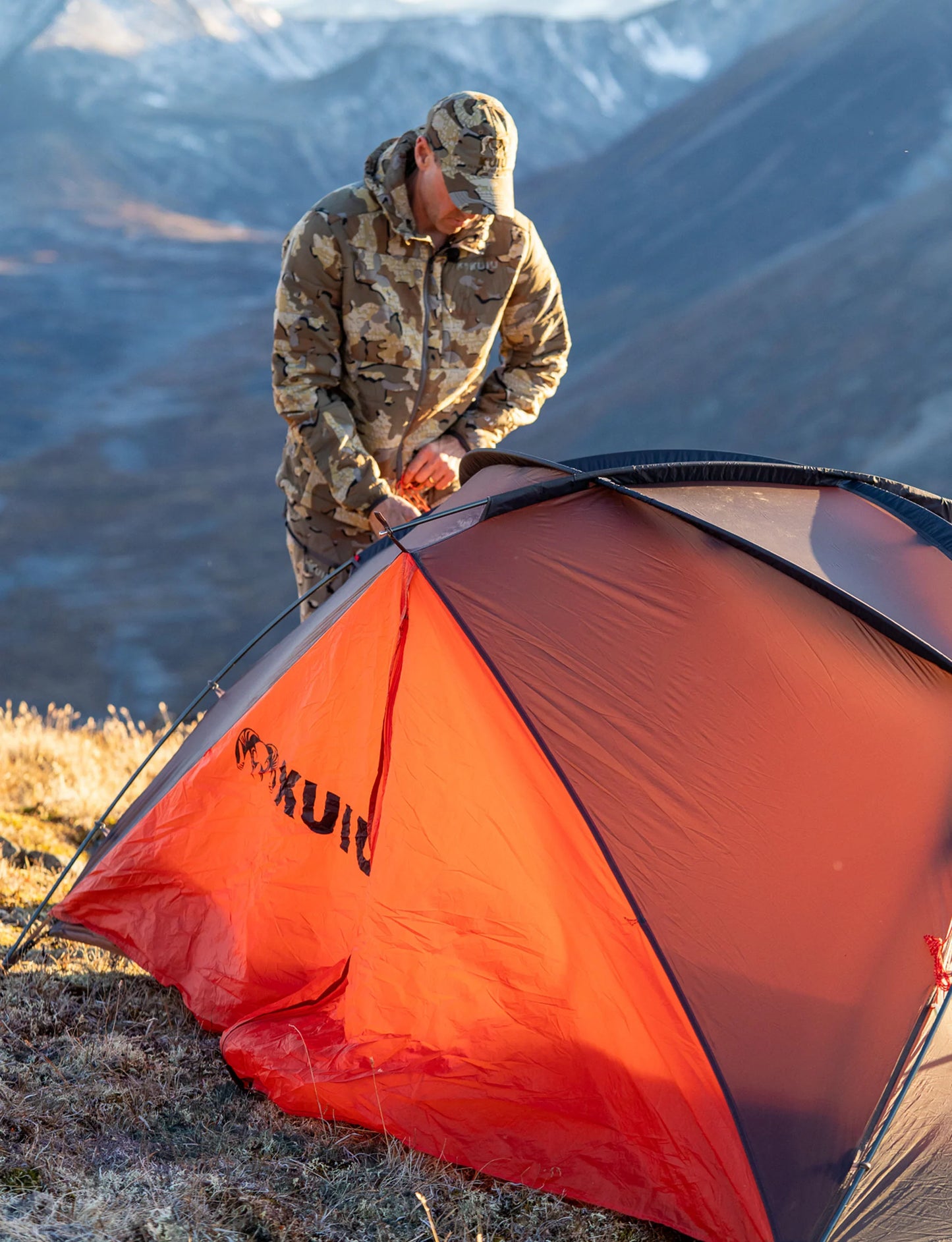 Mountain Star 2 Person Tent | Gunmetal-Camel