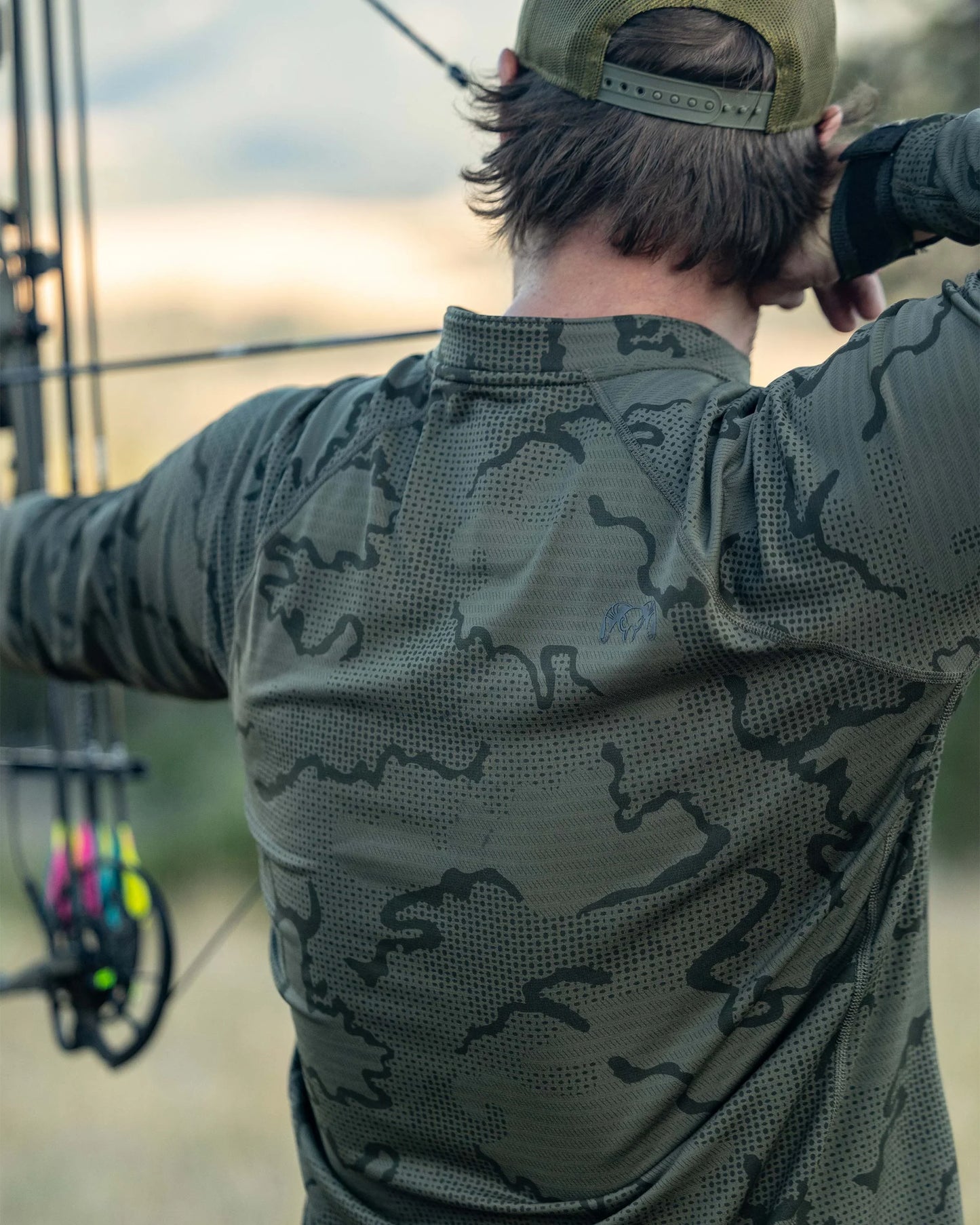 Ridgepoint Fleece Henley | Ash Tonal