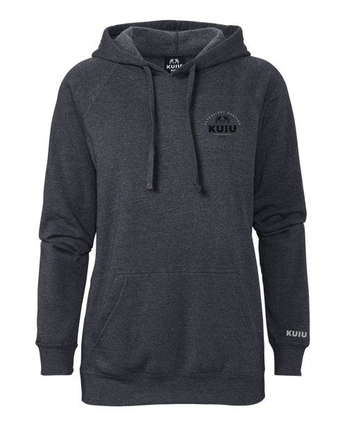 KUIU Women's Stacked Chest Logo Hoodie | Midnight Navy