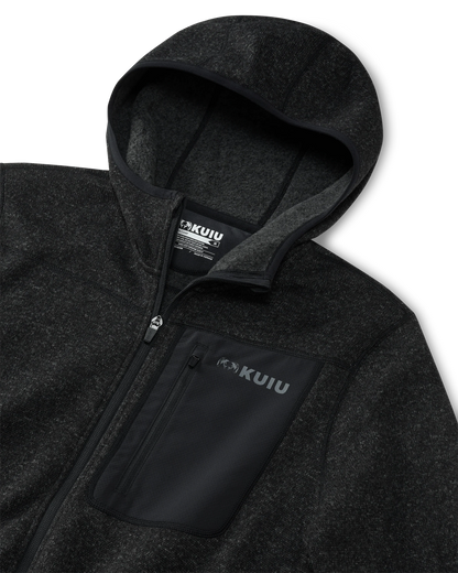 Base Camp Hooded Sweater | Heather Black