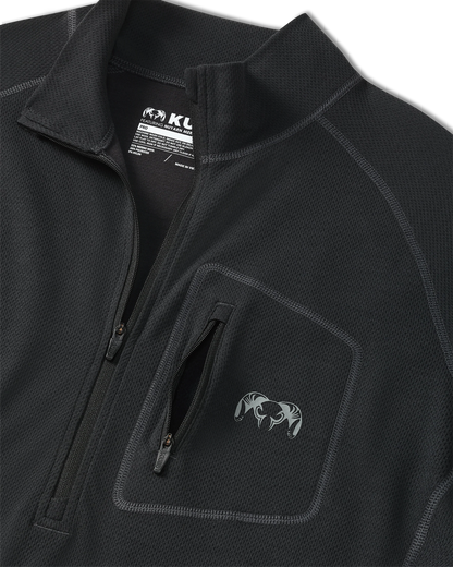 PRO Merino 200 Zip-T | Black