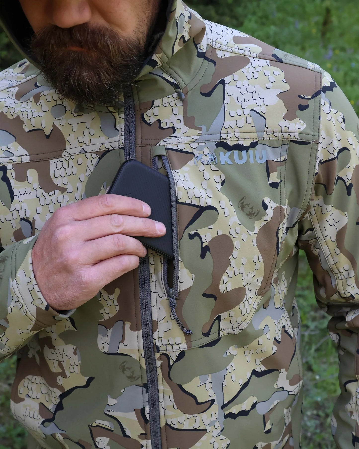 Alpine Hooded Jacket | Steel Blue