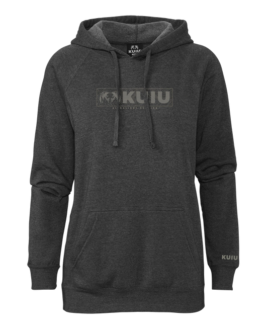 Women's Topo Block Logo Hoodie | Charcoal