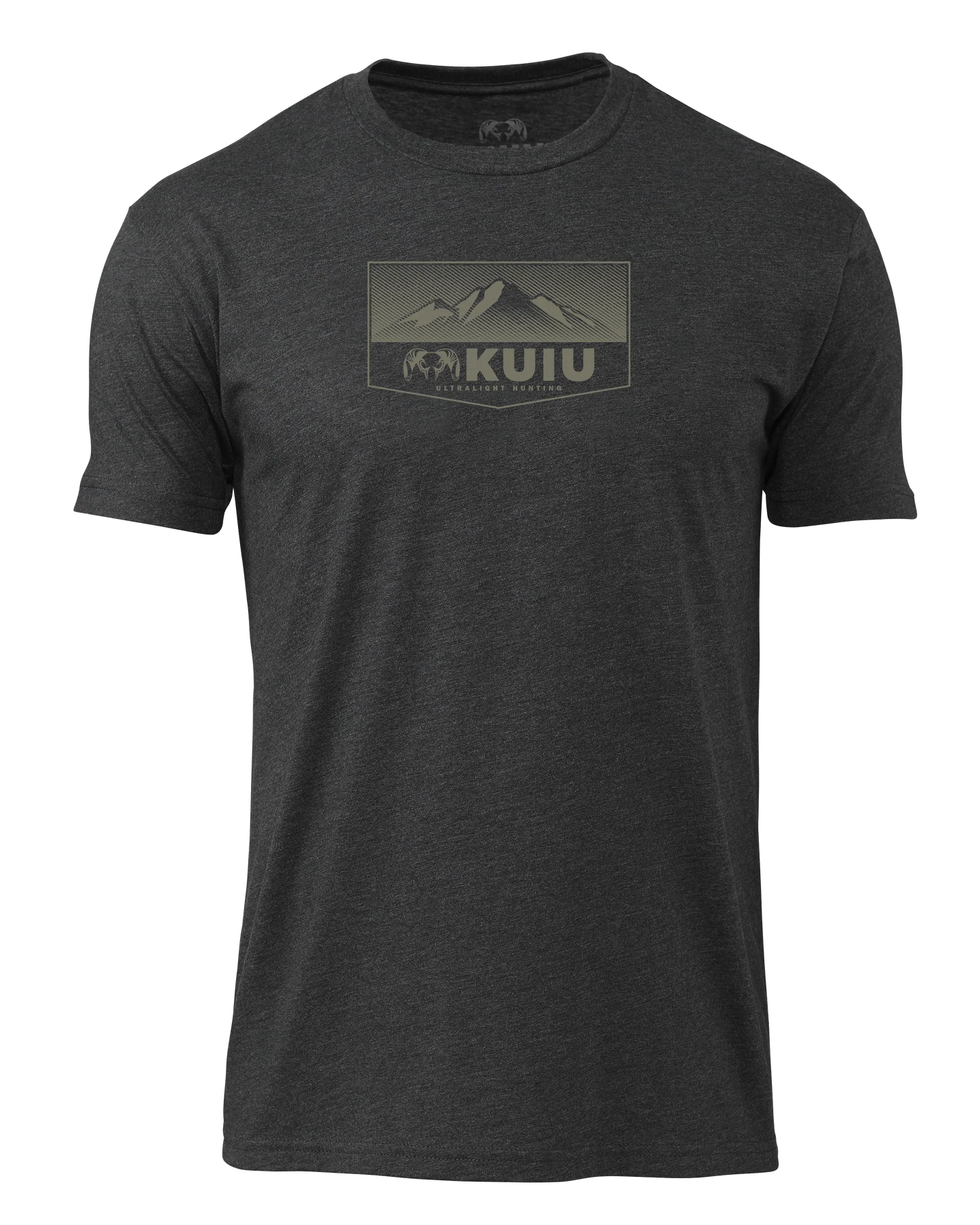 KUIU Ultralight Mountain Logo T-Shirt | Charcoal