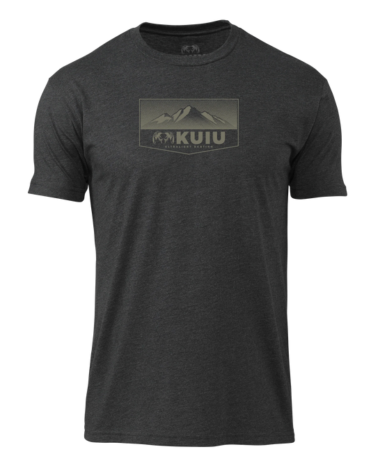 KUIU Ultralight Mountain Logo T-Shirt | Charcoal