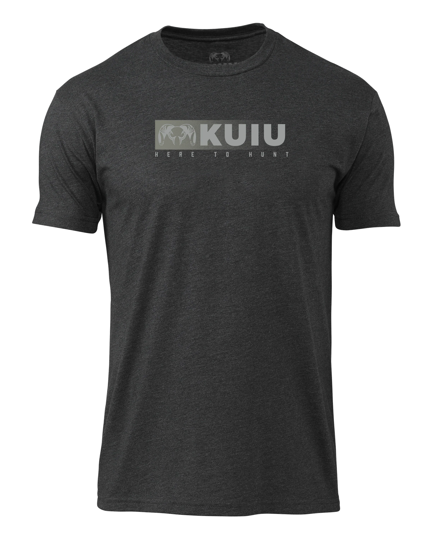 KUIU Here to Hunt Fade T-Shirt | Charcoal