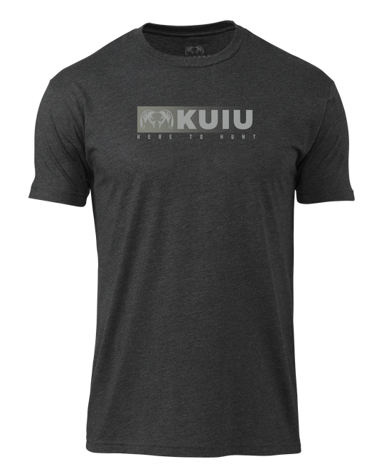 KUIU Here to Hunt Fade T-Shirt | Charcoal