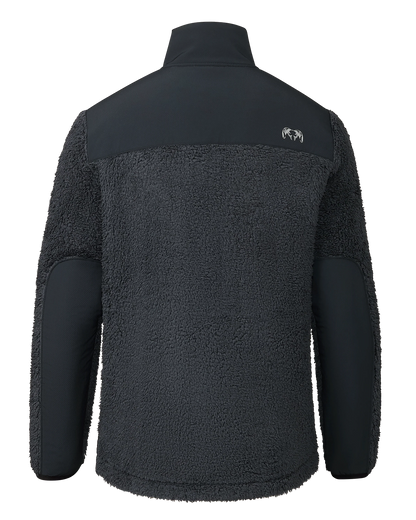 Sherpa Fleece Zip Pullover | Nightfall