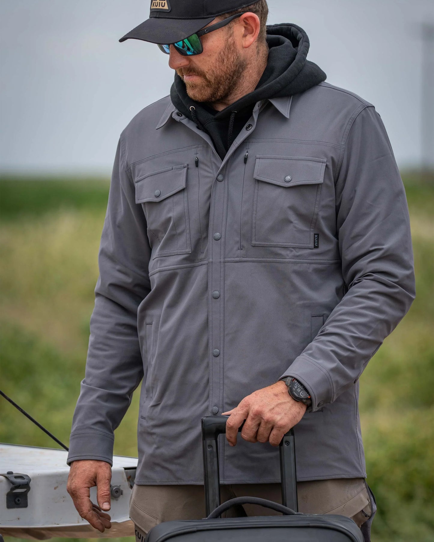 Tour Shirt Jacket | Dark Sage