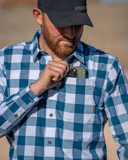 Borrego LS Shirt | Buckbrush Plaid