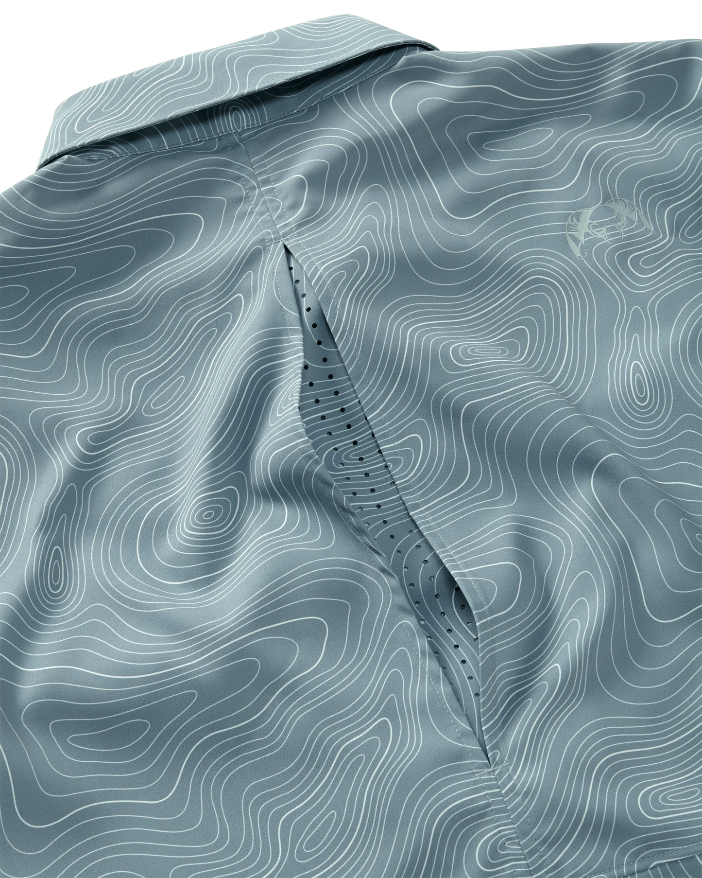 Mesa Vented SS Snap Shirt Topo | Glacier Topo Print