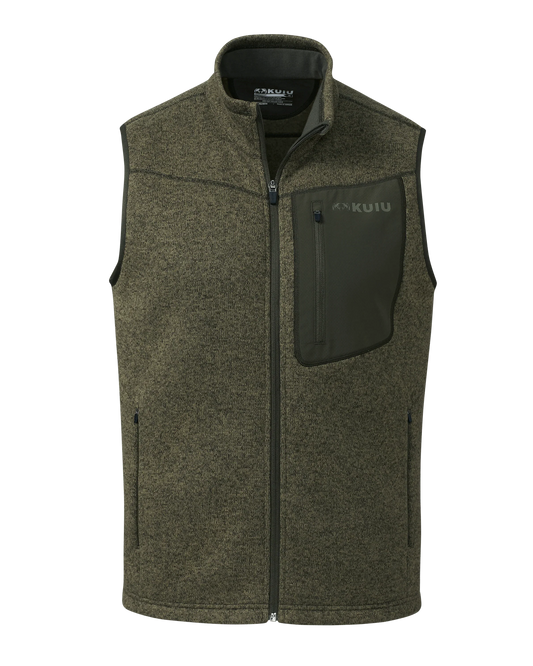 Base Camp Sweater Vest | Olive Heather