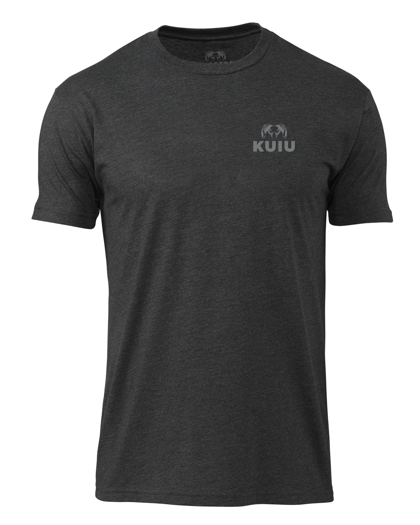 KUIU Vertical Flag Logo T-Shirt | Charcoal