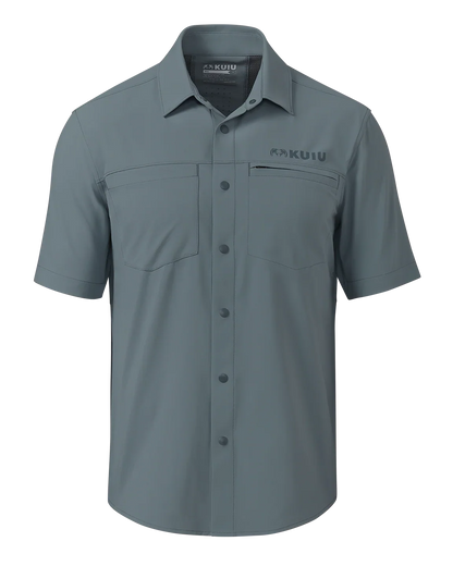 Mesa Vented SS Snap Shirt | Slate