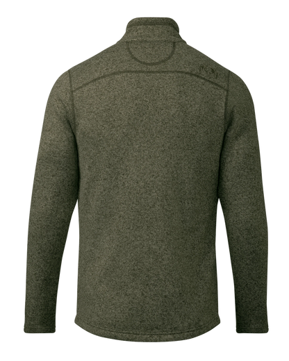 Base Camp Full Zip Sweater | Olive Heather