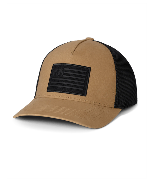 Welded Flag Patch Hat | Mustard/Black