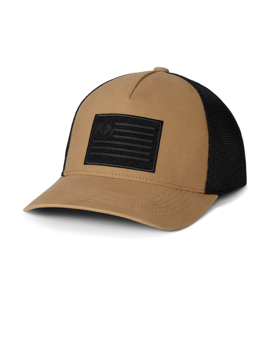 Welded Flag Patch Hat | Mustard/Black