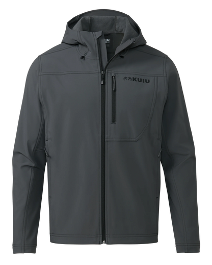 Alpine Hooded Jacket | Gunmetal