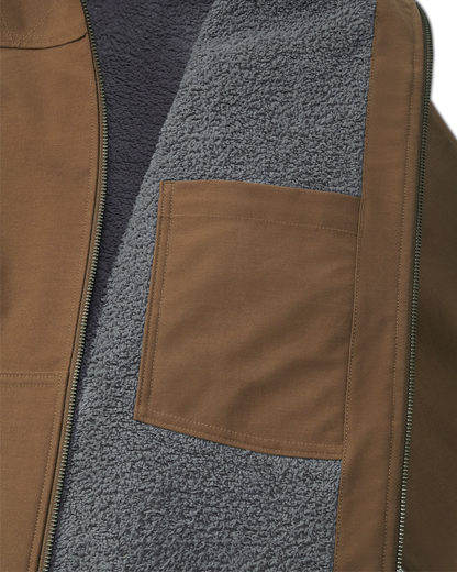 Brawley Hooded Fleece Jacket | Saddle