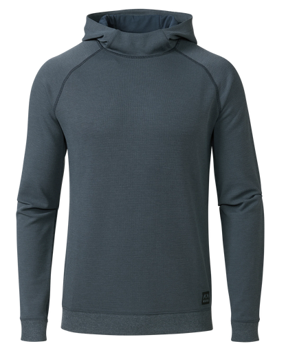 Canyon Waffle Hoodie | Steel Blue Heather