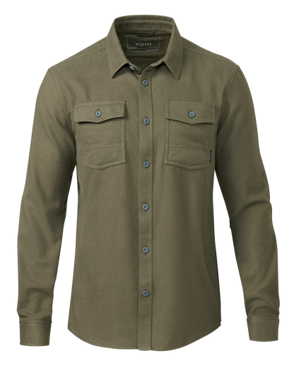 Field Flannel Shirt | Evergreen