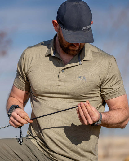 KUIU Performance Polo Topo | Slate Topo