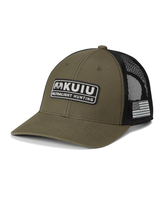 KUIU Ultralight Hunting Patch Hat | Loden/Black