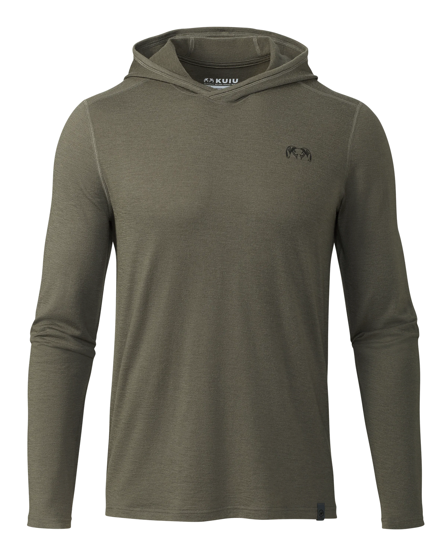 ULTRA Merino 120 LT LS Hoodie | Ash