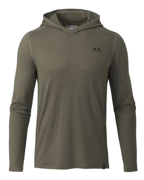 ULTRA Merino 120 LT LS Hoodie | Ash