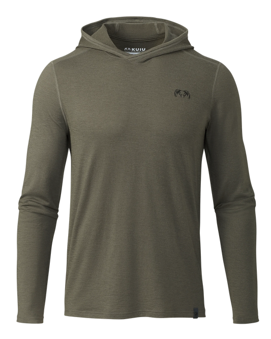 ULTRA Merino 120 LT LS Hoodie | Ash