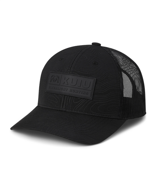 KUIU Topo Patch Hat | Black/Black