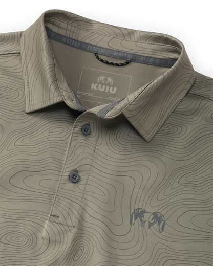 KUIU Performance Polo | Woodsmoke Topo