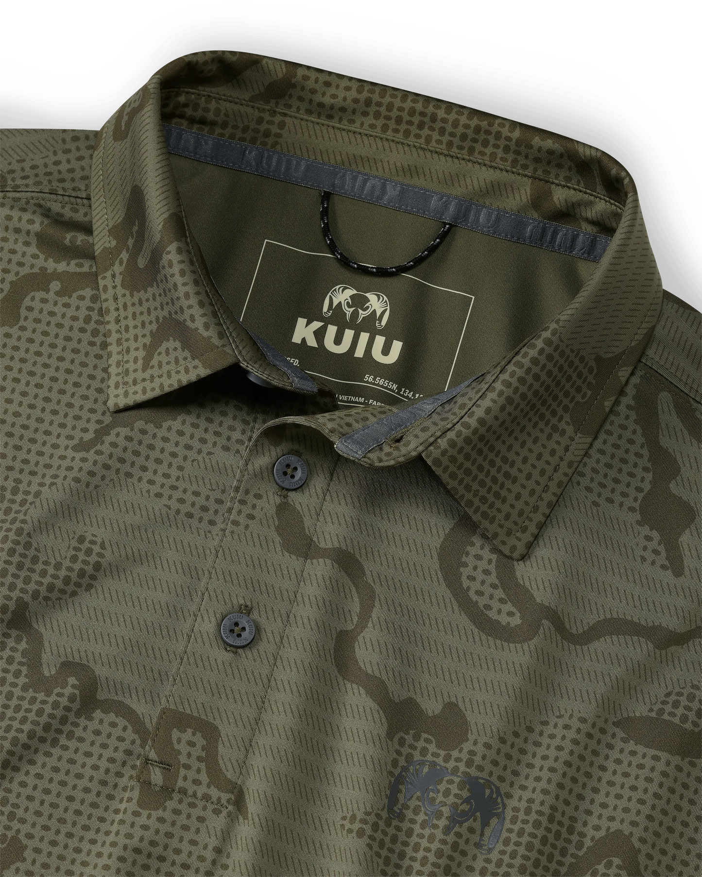 KUIU Performance Polo | Dark Sage Tonal