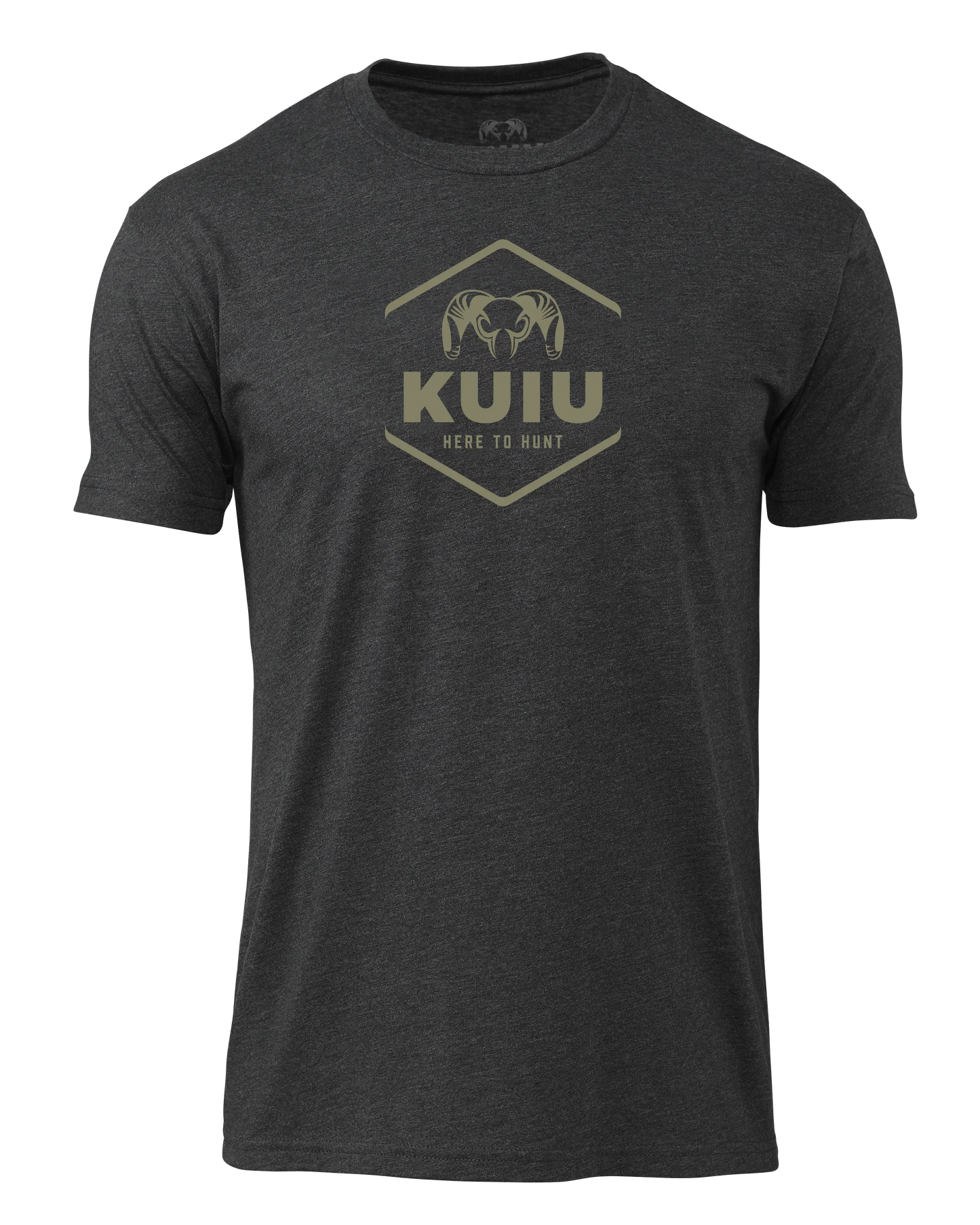 KUIU Stacked Here to Hunt T-Shirt | Charcoal