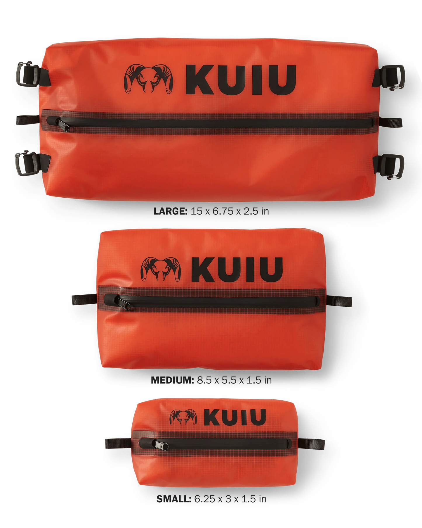 HD Zip Dry Bag | Blaze Orange