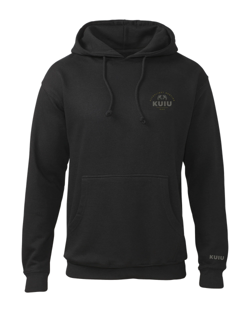KUIU Stacked Chest Logo Hoodie | Black