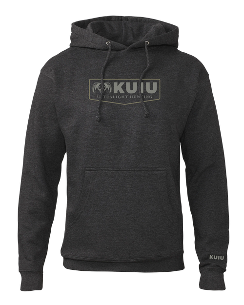 KUIU Shield Logo Hoodie | Charcoal