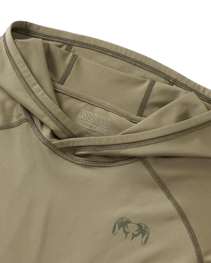 Youth Gila LS Hoodie | Khaki