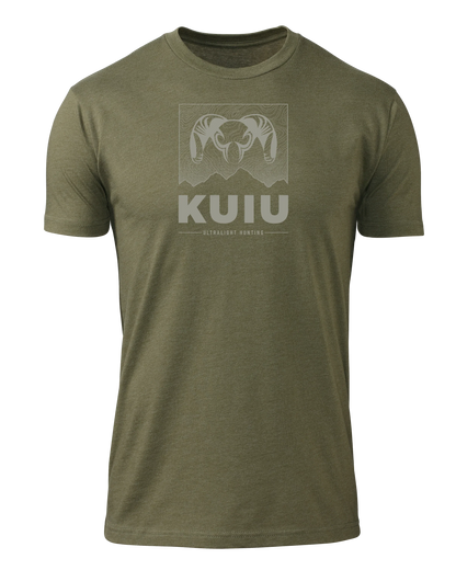 KUIU Topo Mountain T-Shirt | Military Green