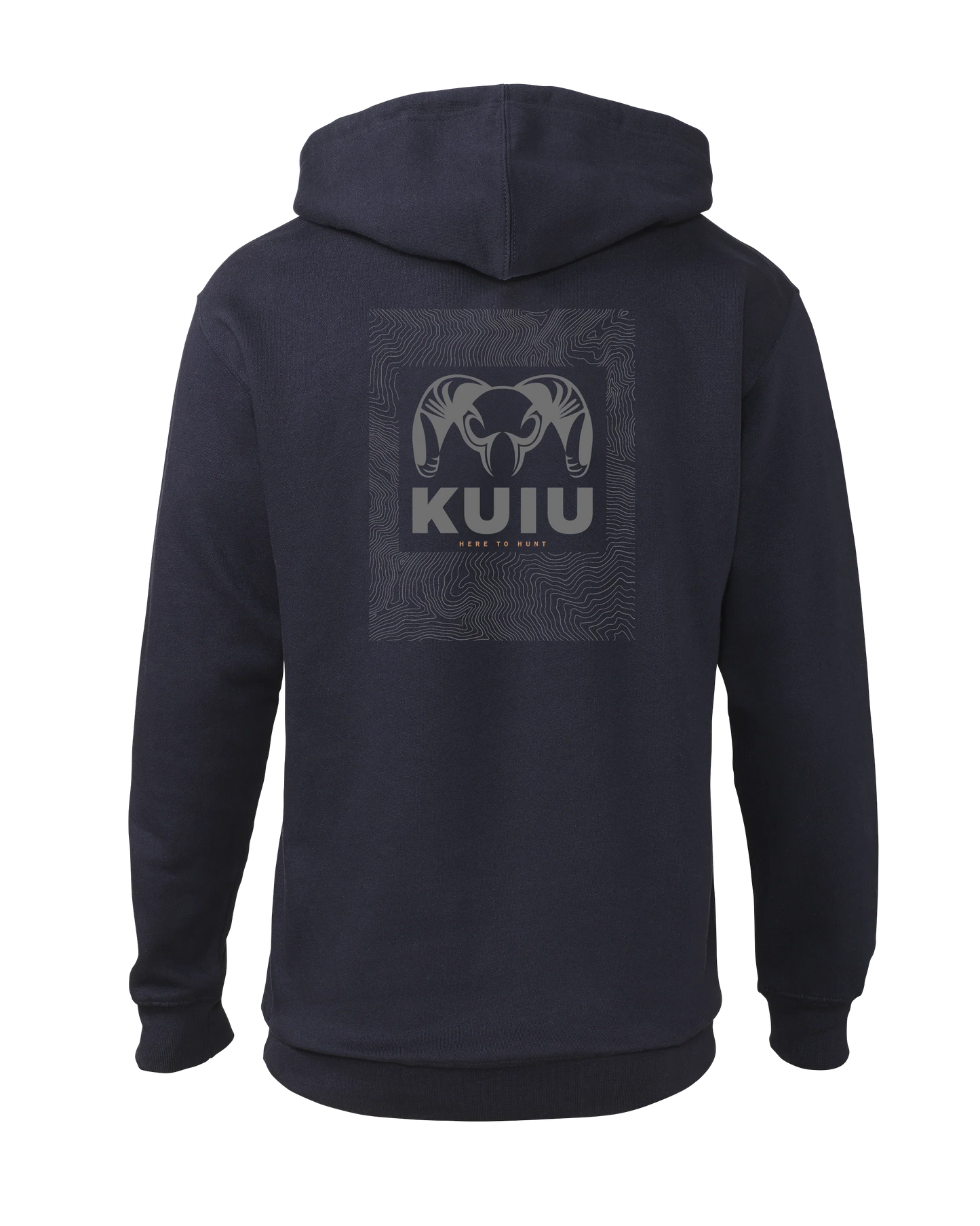 KUIU Topo Back Logo Hoodie | Navy