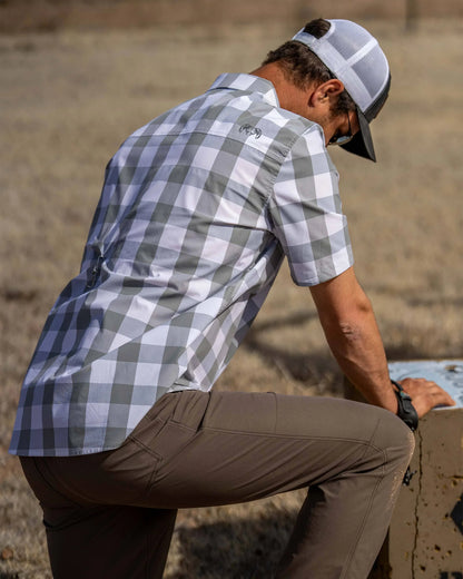 Borrego SS Shirt | Battleship Plaid