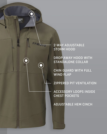 Guide PRO Hooded Jacket | Ash